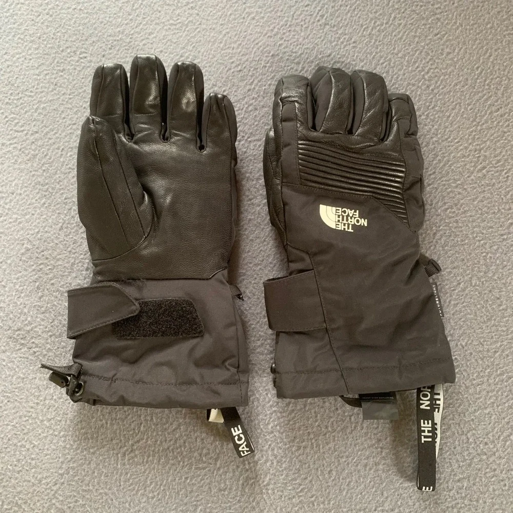 The North Face Powdercloud GTX Etip Gloves Men's Medium Black Ski Snow Winter